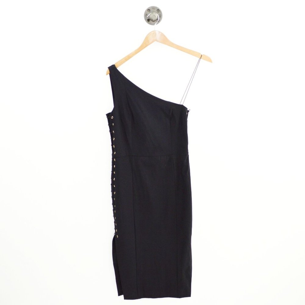 Misha Collection One Shoulder Fitted Dress #143-12